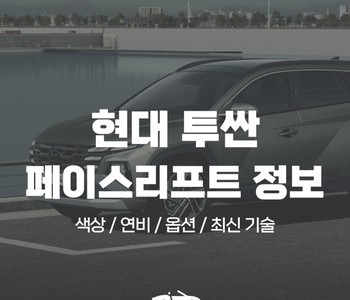 투싼 페이스리프트 색상부터 옵션까지, 장기렌트가 유리한 이유는?